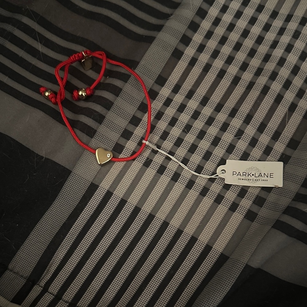 Park Lane Red Bracelet with Heart Charm
